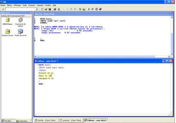 Logiciel sas définition